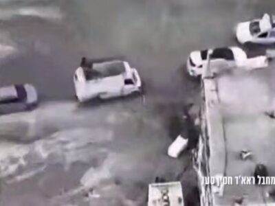 ببینید | لحظه ترور رائد سعد رهبر حماس در جریان انفجار خودرویش در شهر غزه