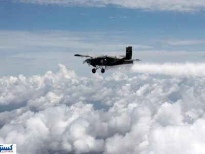 ببینید | جادوی یخ خشک؛ ابرسازی در چند ثانیه وسط آسمان