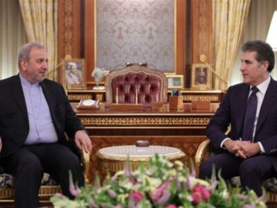 دیدار آل صادق و بارزانی/ تاکید بر تقویت روابط تهران-اربیل