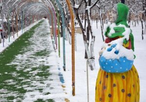 برف پاییزی میهمان اردبیلیها میشود