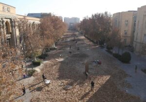 پاییز ـ برگ با۴۱ اثر هنری در میدان مشق