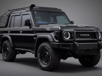 لندکروزر با لباس لاکچری وارد میدان شد / عکس