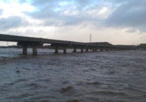 ببینید | طغیان رودخانه بزرگ زیارتعلی رودان