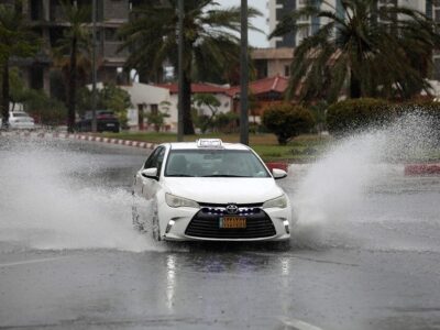 ببینید | وضعیت پارکینگ‌ها در جزیره کیش پس از بارش‌های اخیر