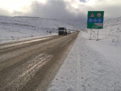 ۸ گردنه برفگیر در خراسان شمالی؛ هشدار راهداری به رانندگان