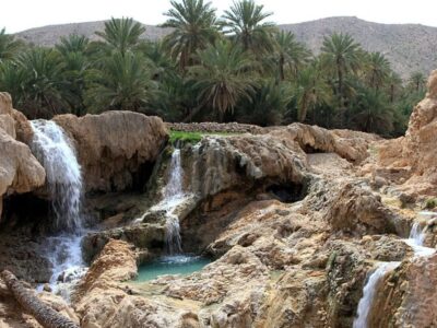 ببینید | آبشارهای کمسابقه در مسیر کهنوج به رودان بندرعباس