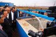 تصفیه‌خانه آریان فولاد بوئین‌زهرا با حضور وزیر کار افتتاح شد