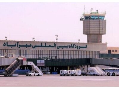 نصب تندیس والرین در ورودی فرودگاه مهرآباد/ عکس