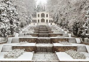 بارش برف در کرمان