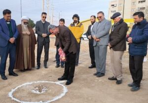 کلنگ ساخت مدرسه ۹ کلاسه خیرساز در شاهرود به زمین زده شد