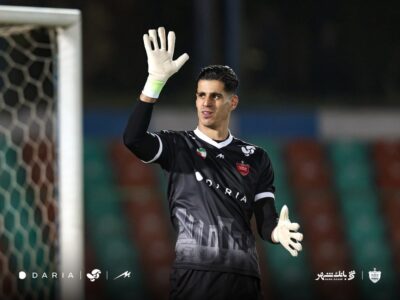 شاهکار پیام نیازمند مقابل تراکتور در نیمه اول