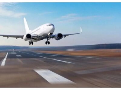 ببینید | لحظه فرود هواپیما در فرودگاه دشت ناز ساری