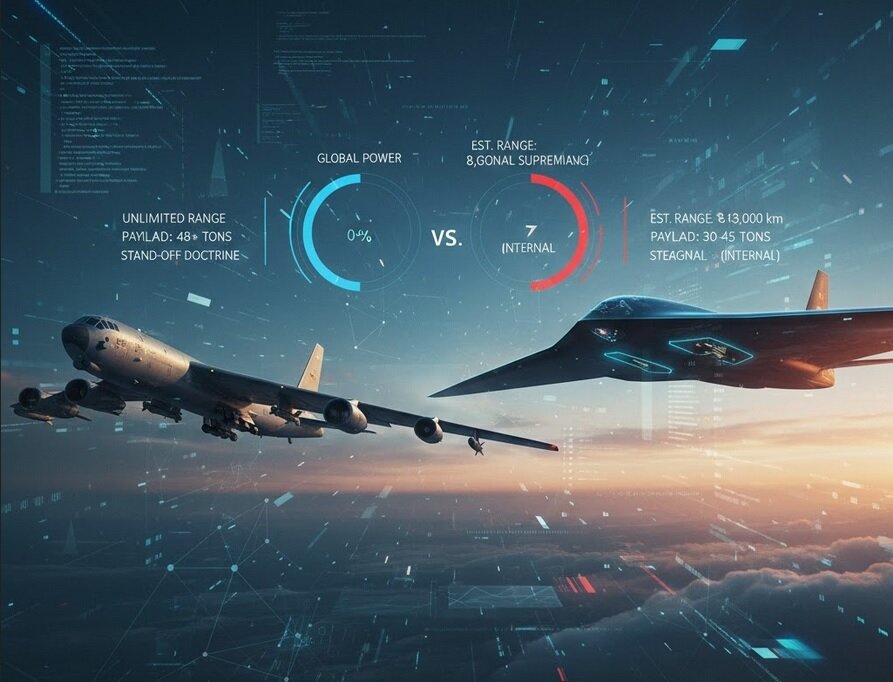 H-۲۰ چین یا B-۵۲ آمریکا؟ / کدام بمب‌افکن دست بالا را دارد