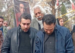 خاکسپاری حمید طالقانی + عکس