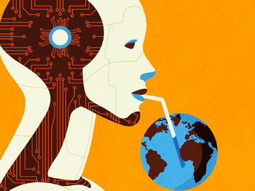 مصرف آب هوش مصنوعی از کل «آب‌معدنی‌های جهان» فراتر رفت