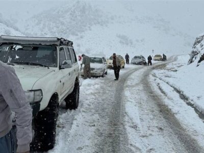 بارش برف و باران در ۱۰ استان/ ترافیک نیمه سنگین در این محورها
