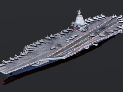 نخستین ابرناو هواپیمابر اتمی چین در راه است