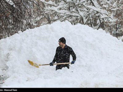 بارش نیم متری برف در این منطقه