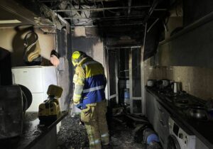 ببینید | حریق در برج مسکونی در تهران یک قربانی گرفت