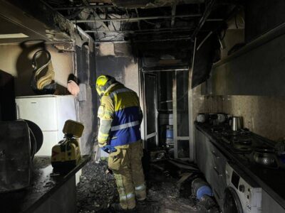 ببینید | حریق در برج مسکونی در تهران یک قربانی گرفت