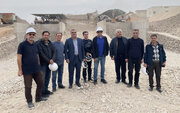 هم‌افزائی مخابرات و صنعت معدن،  بازدید میدانی مدیر مخابرات استان سمنان از معدن سلستین شاهرود