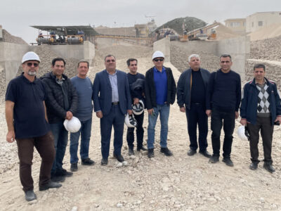 هم‌افزائی مخابرات و صنعت معدن،  بازدید میدانی مدیر مخابرات استان سمنان از معدن سلستین شاهرود