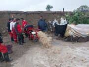 امدادرسانی به ۷۰۰ خانوار آسیب‌دیده از بارندگی و آبگرفتگی در میناب