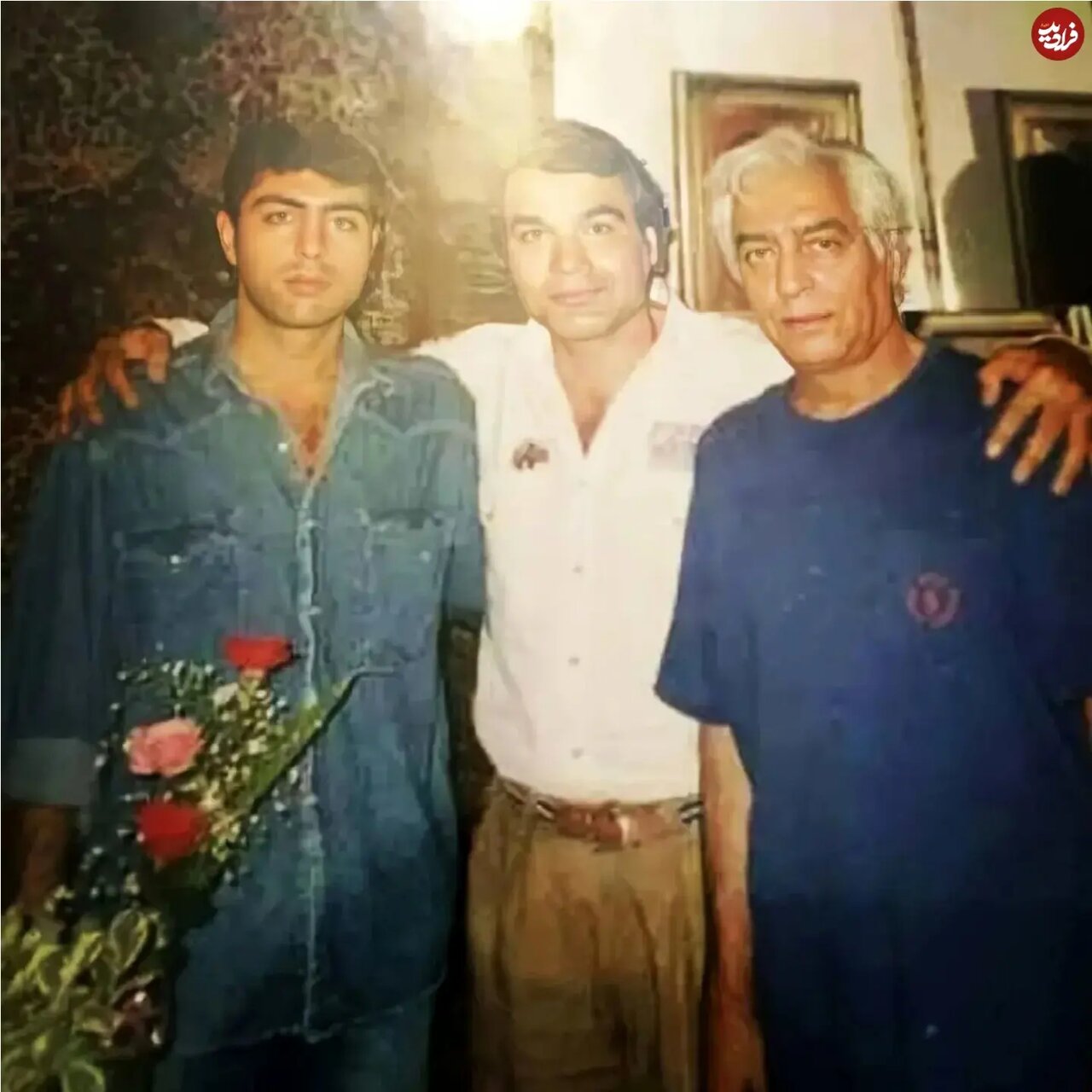 عکس/ فردین در مغازهاش و در کنار پسرش سیاوش، و رضا صفاییپور؛ دهه ۷۰