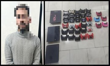 سارق کنسول‌های بازی در پرند به دام افتاد