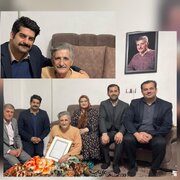 باحضورشهردار و اعضای شورای اسلامی شاندرمن : دیدار صمیمی با هنرمند فرهیخته استاد هادی حمیدی