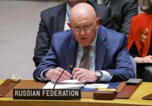 ببینید | پاسخ تند نماینده روسیه به غرب در شورای امنیت: «به شدت شکست خورده‌اید!»