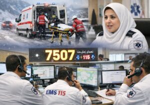 ثبت ۷۵۰۷ تماس با اورژانس ۱۱۵ چهارمحال و بختیاری در روزهای اخیر