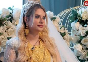 ببینید | عروس زیر بار کیلوگرمها طلا