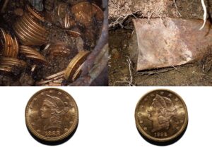 زوج خوش‌شانس اتفاقی ۱۴۰۰ سکه طلا پیدا کردند / پیاده‌روی با طعم گنج