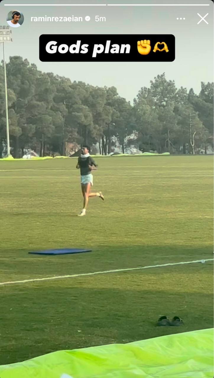 عکس | واکنش رضاییان به خط خوردن از لیست استقلال