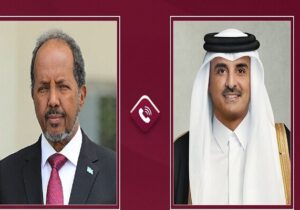 رایزنی تلفنی امیر قطر با رئیس جمهور سومالی