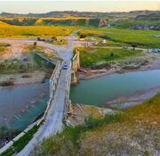 بارش‌های شدید این پل تاریخی را ویران کرد/۱۱۰ سال خاطره از میان رفت