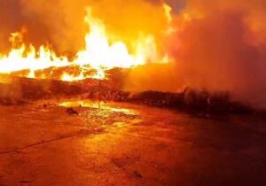 جزئیات آتش سوزی گسترده در جاده ورامین