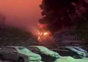 حمله پهپادی به انبار نفت «کامباین تمپ» روسیه