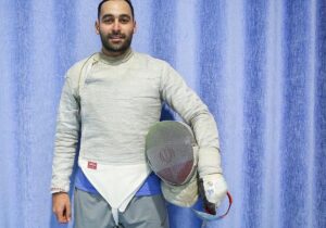 احمدرضا شهمیری در جمع اعزامی‌های ایران به تونس