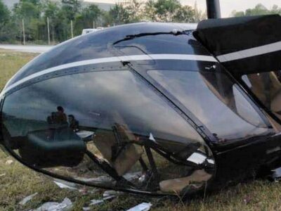 ۲ نفر به دلیل سقوط بالگرد در منطقه پرم روسیه کشته شدند