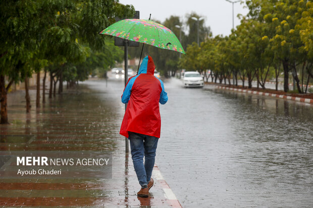 تداوم فعالیت سامانه بارشی در خوزستان