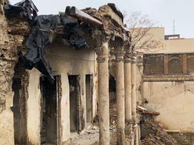 جزئیات مرمت و استحکام‌بخشی خانه تاریخی امین‌لشکر در محله عودلاجان