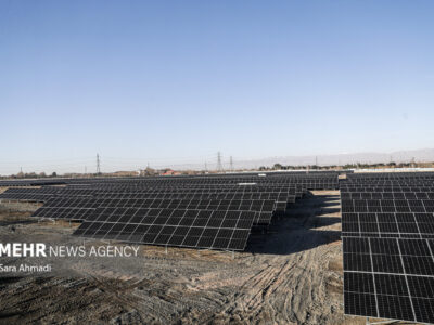 افتتاح نیروگاه ۶ مگاواتی تولید برق پاک خورشیدی در مشهد