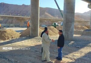 رخشا: پروژه ساخت پل حرمک به پیشرفت ۶۰ درصدی رسید