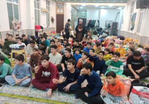 افتتاحیه مراسم اعتکاف دانش آموزی در مسجد امام حسن (ع) فومن