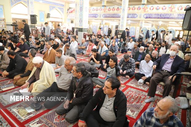 آیین افتتاحیه اعتکاف مسجد جامع زاهدان با حضور ۴۵۰ معتکف برگزار شد