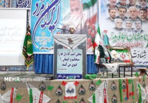 برگزاری مراسم ششمین سالگرد شهادت شهید سلیمانی در دلگان