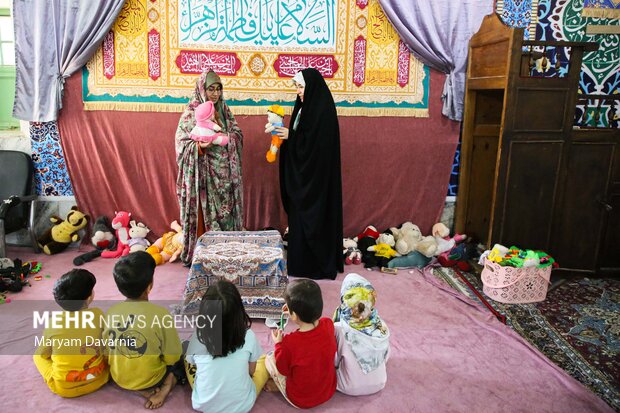 مراسم معنوی اعتکاف در بجنورد