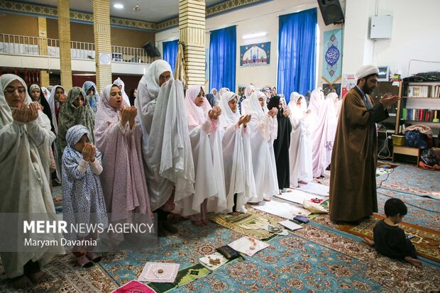 مراسم معنوی اعتکاف در بجنورد